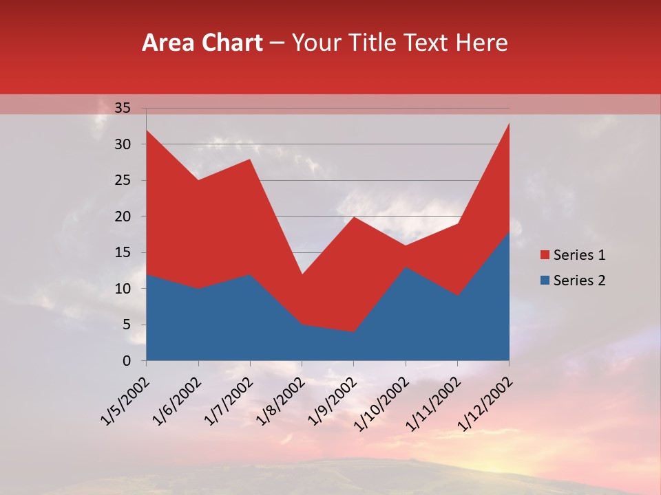 Desolate Sunlight Park PowerPoint Template