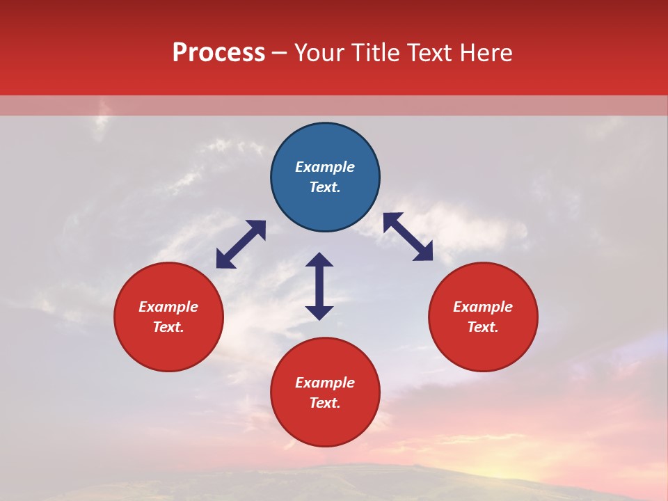 Desolate Sunlight Park PowerPoint Template