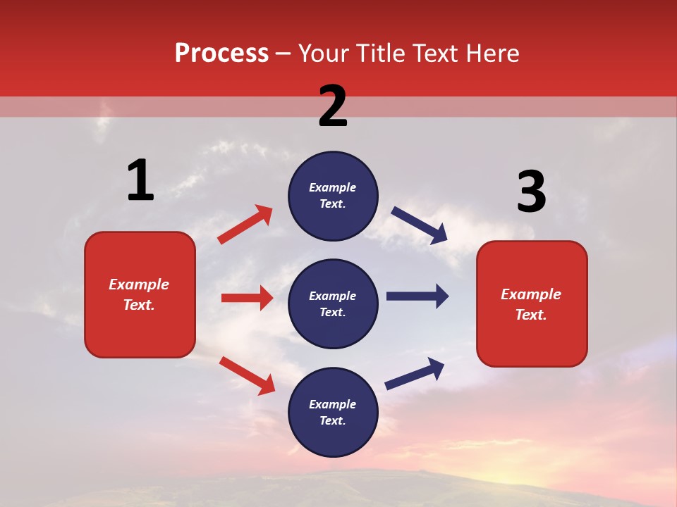 Desolate Sunlight Park PowerPoint Template
