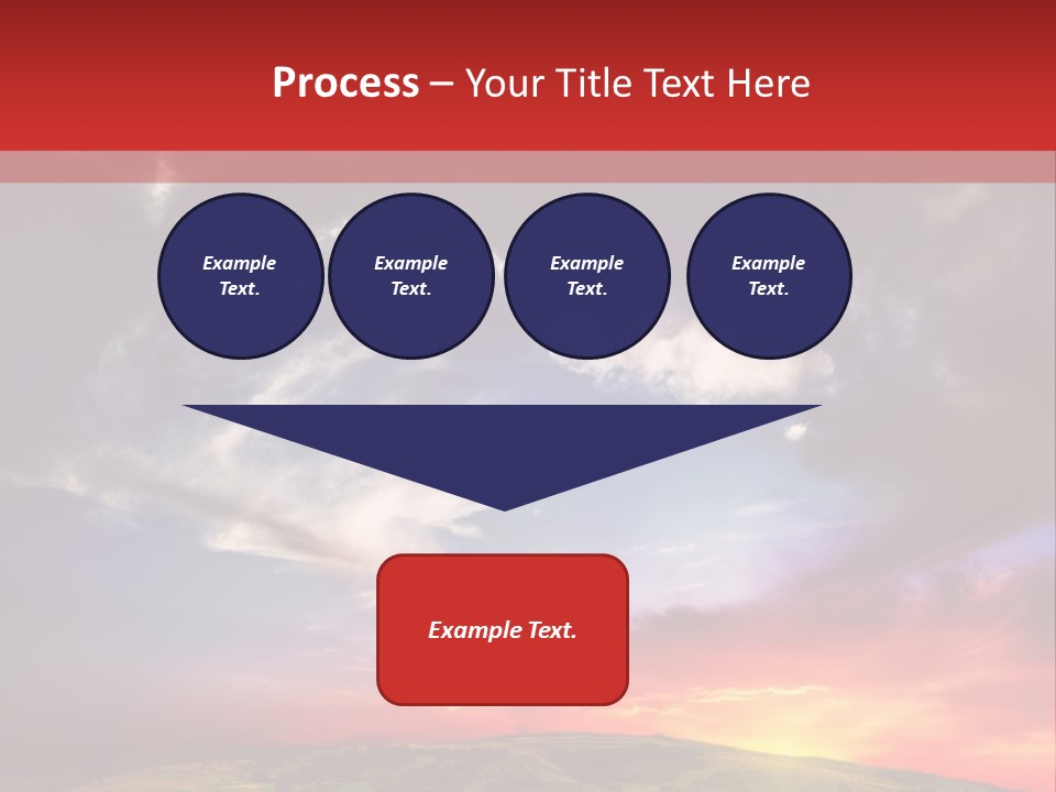 Desolate Sunlight Park PowerPoint Template