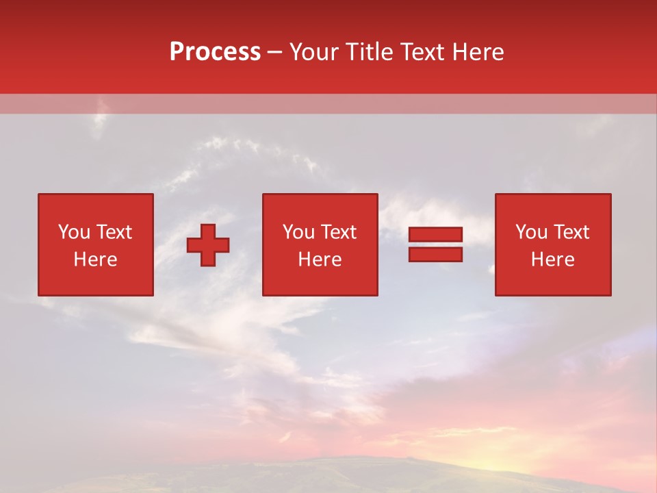 Desolate Sunlight Park PowerPoint Template
