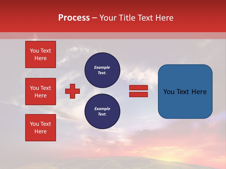 Desolate Sunlight Park PowerPoint Template