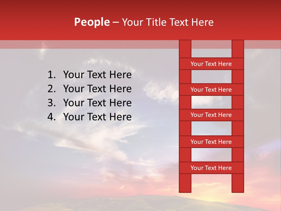Desolate Sunlight Park PowerPoint Template