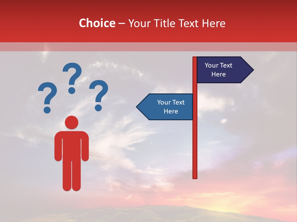 Desolate Sunlight Park PowerPoint Template