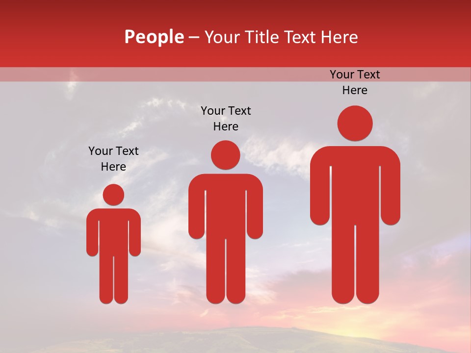 Desolate Sunlight Park PowerPoint Template