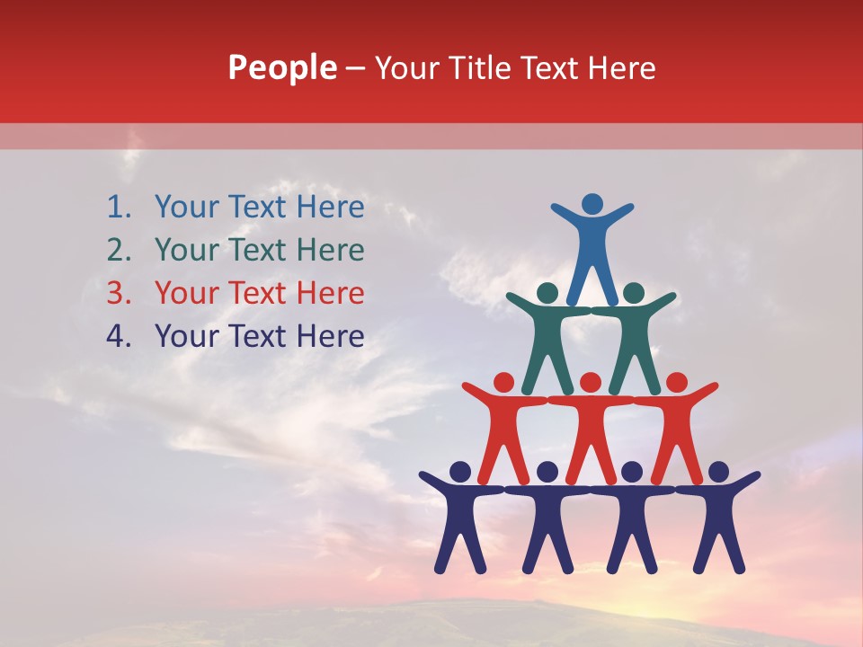 Desolate Sunlight Park PowerPoint Template