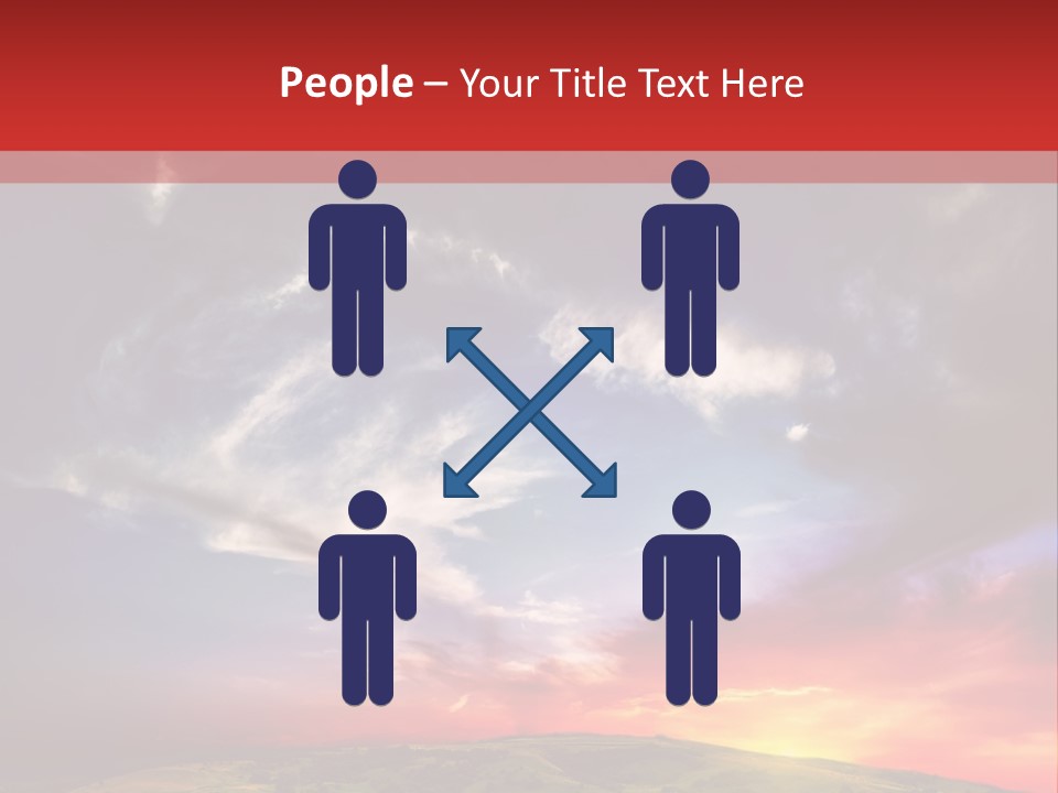 Desolate Sunlight Park PowerPoint Template