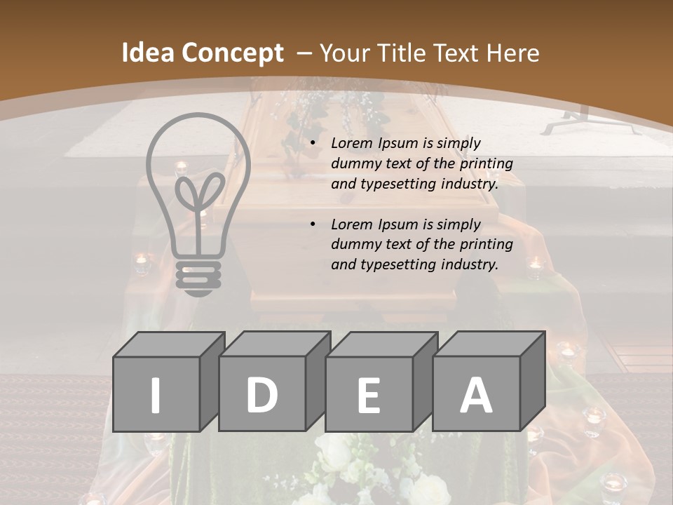 Crying Eternity Dignity PowerPoint Template