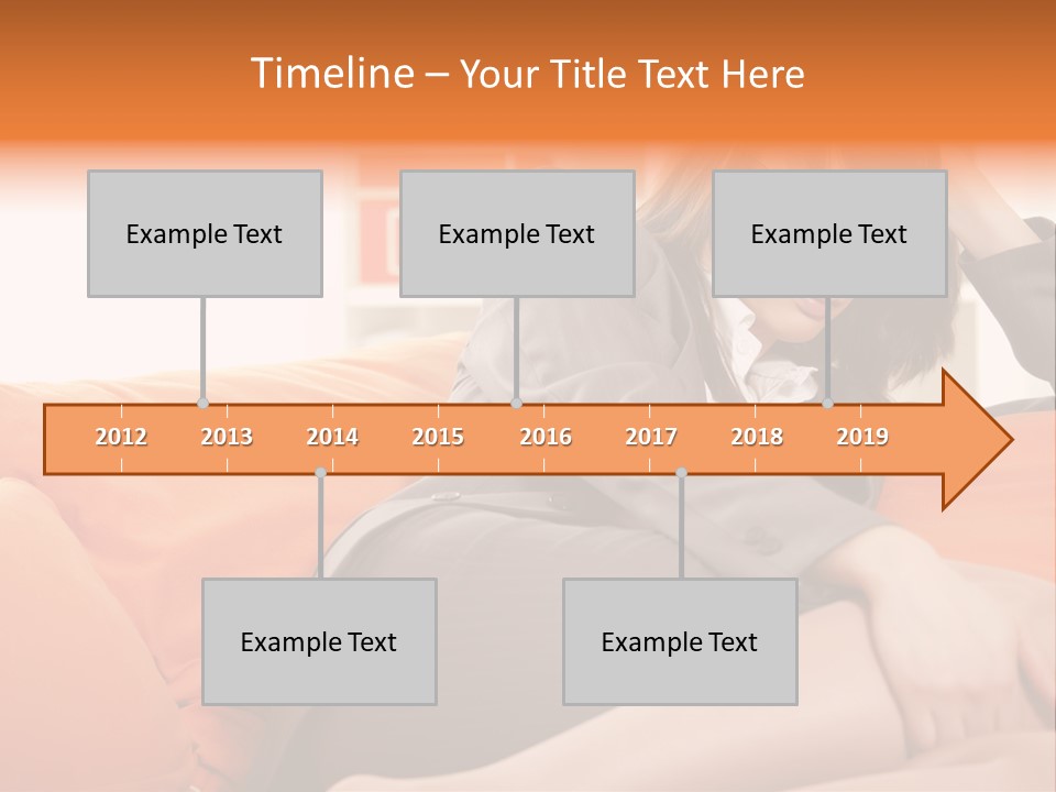 Female Sensual Stress PowerPoint Template