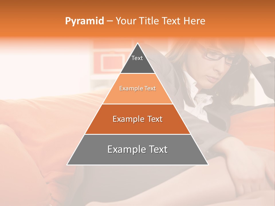 Female Sensual Stress PowerPoint Template