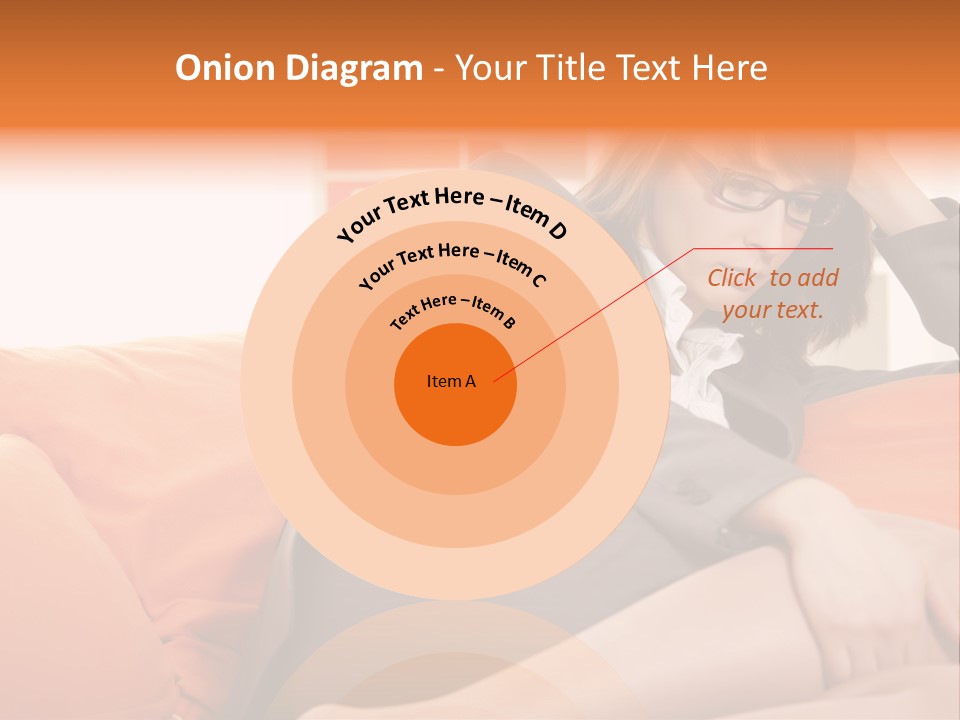 Female Sensual Stress PowerPoint Template