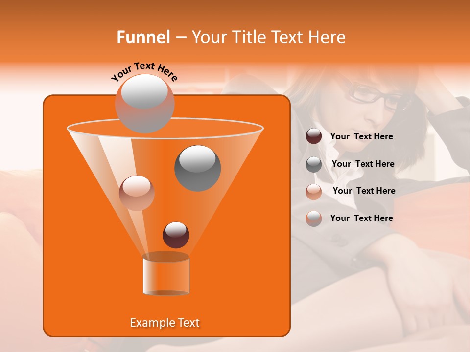 Female Sensual Stress PowerPoint Template