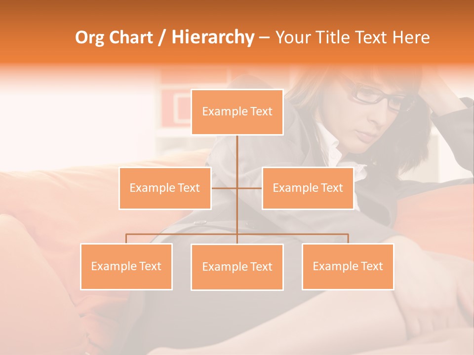Female Sensual Stress PowerPoint Template