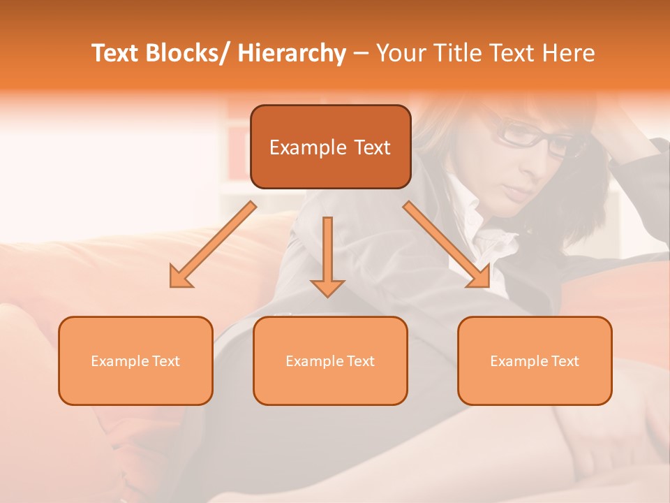 Female Sensual Stress PowerPoint Template