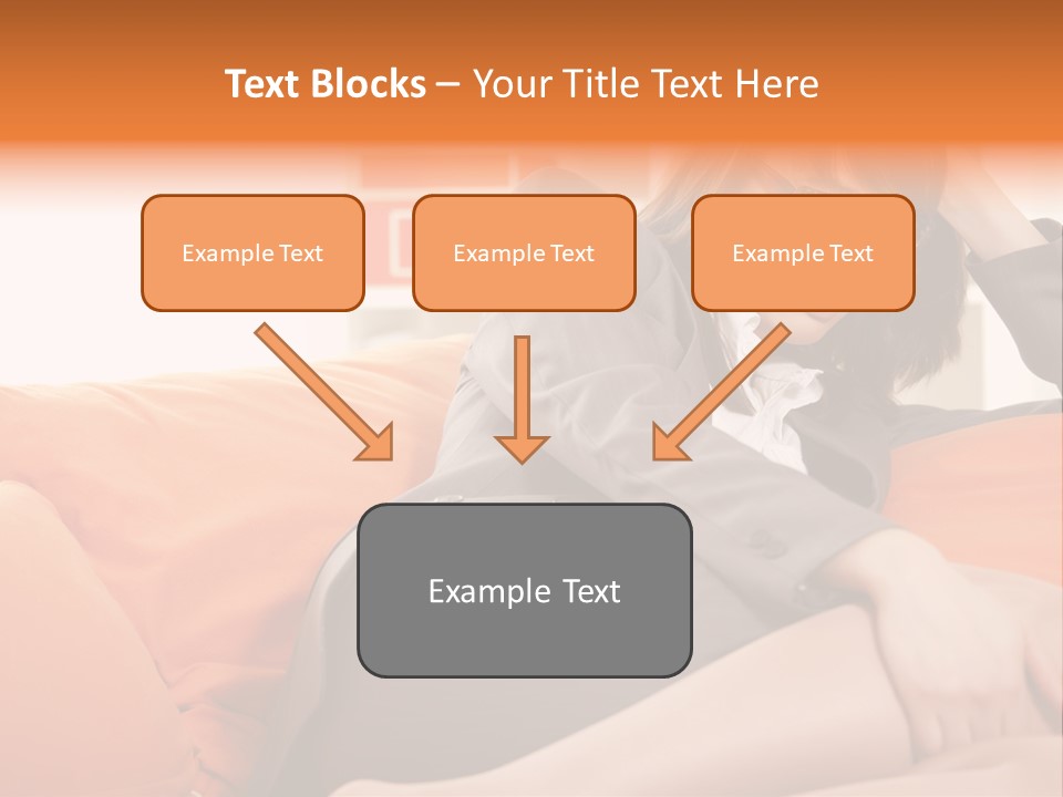 Female Sensual Stress PowerPoint Template