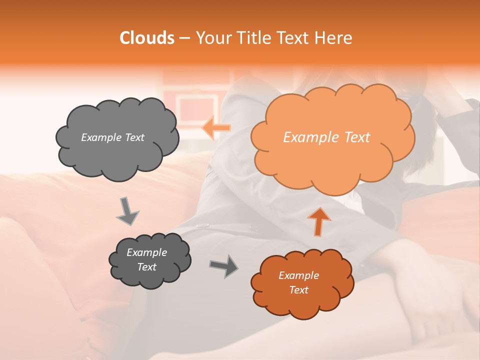 Female Sensual Stress PowerPoint Template