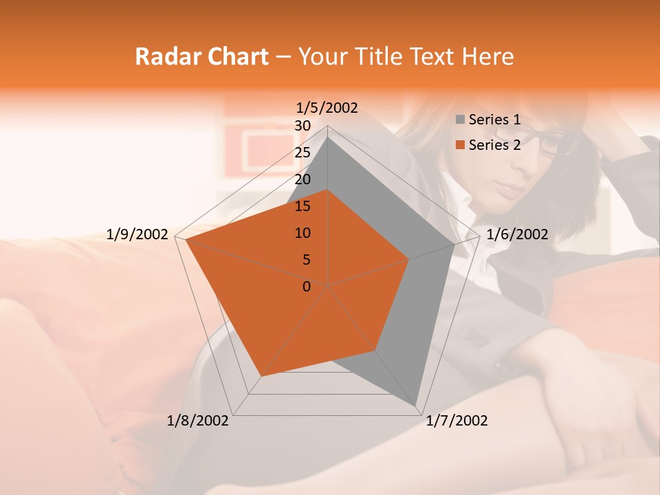 Female Sensual Stress PowerPoint Template