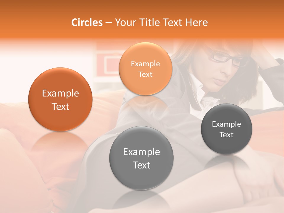 Female Sensual Stress PowerPoint Template