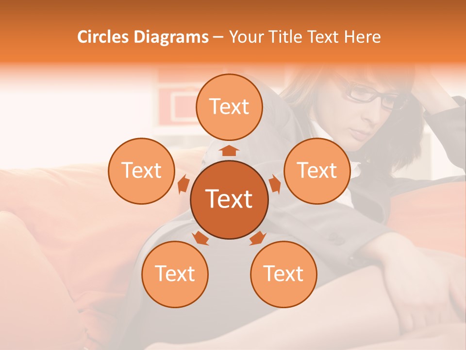 Female Sensual Stress PowerPoint Template