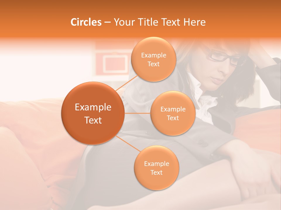 Female Sensual Stress PowerPoint Template