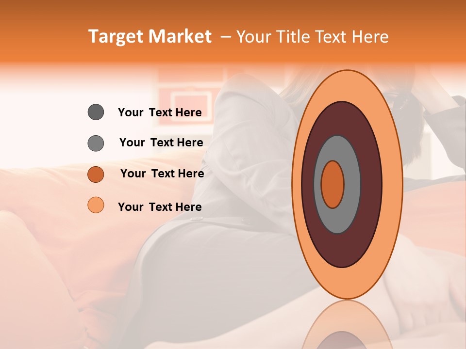 Female Sensual Stress PowerPoint Template