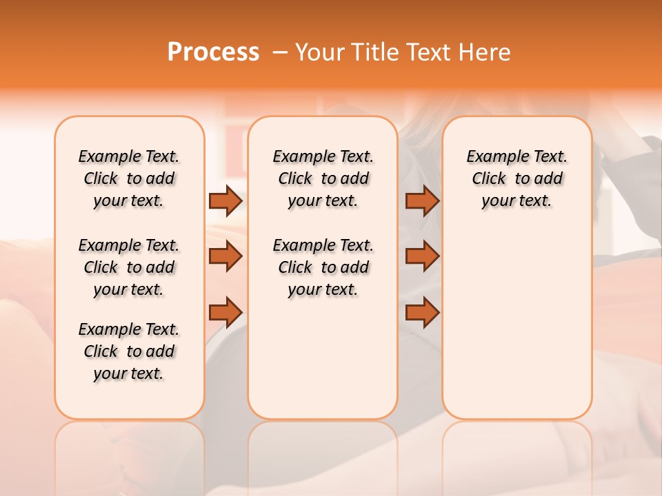 Female Sensual Stress PowerPoint Template