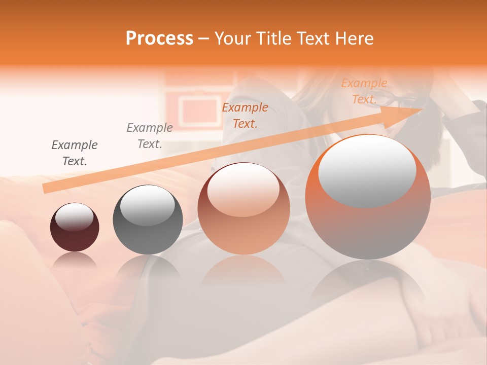 Female Sensual Stress PowerPoint Template