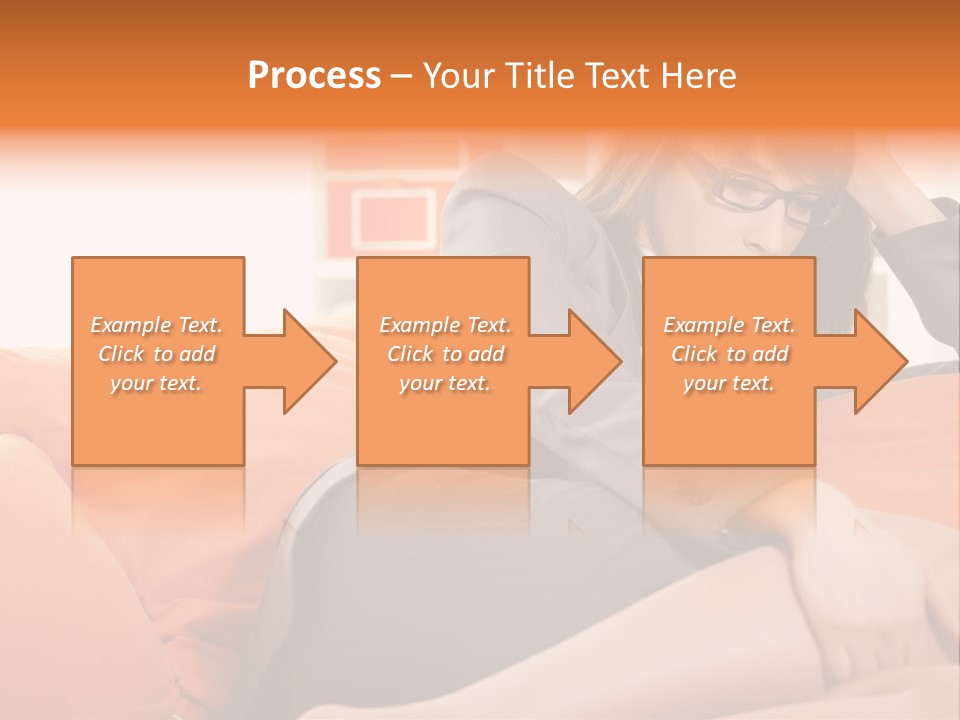 Female Sensual Stress PowerPoint Template