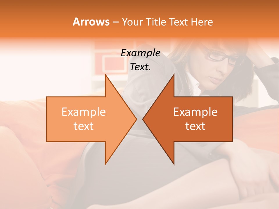 Female Sensual Stress PowerPoint Template