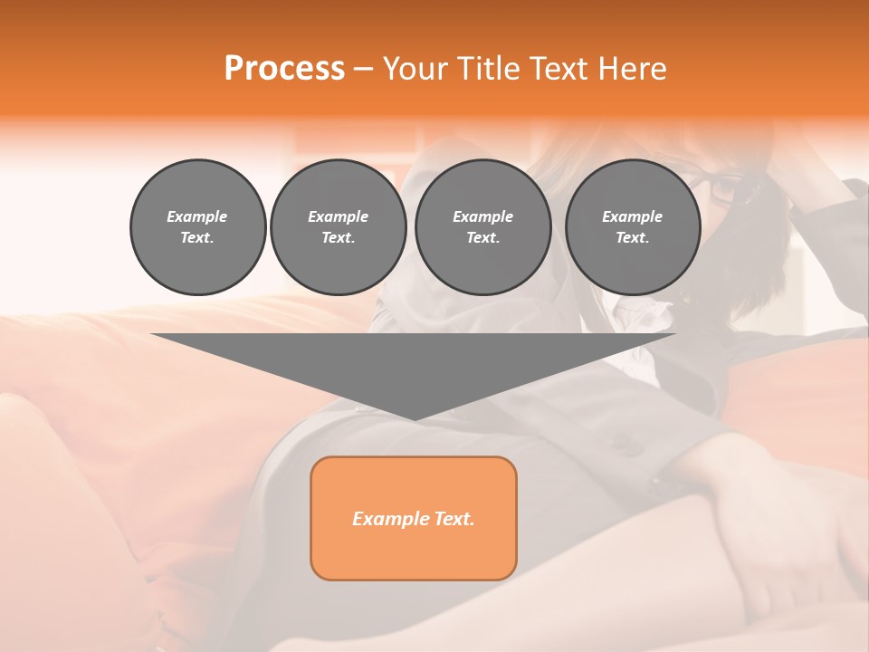 Female Sensual Stress PowerPoint Template