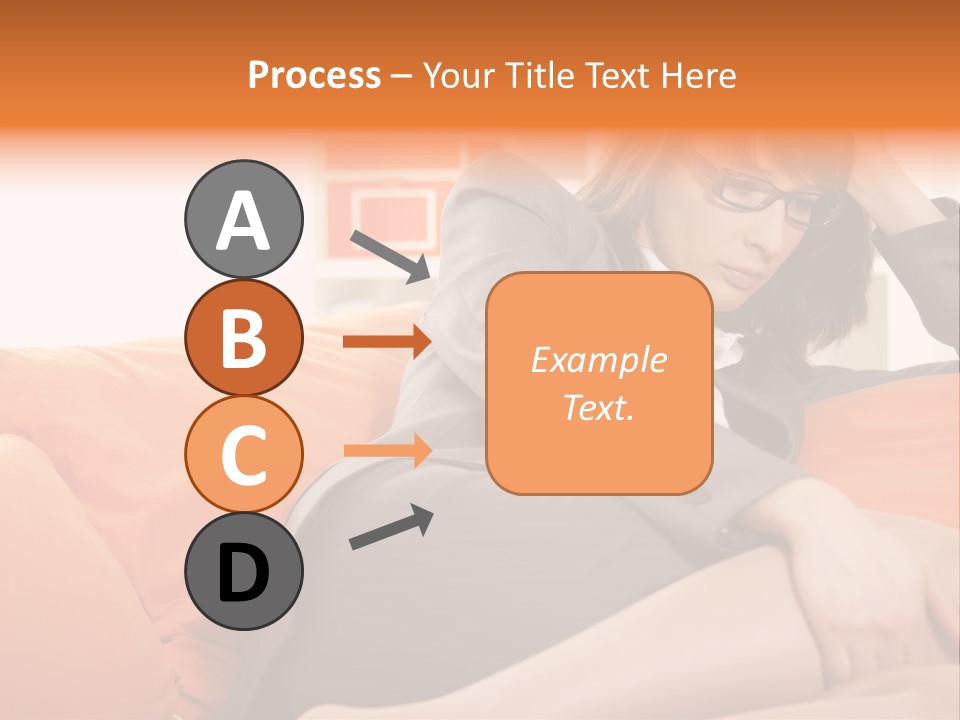 Female Sensual Stress PowerPoint Template