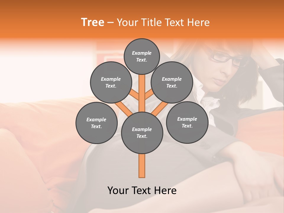 Female Sensual Stress PowerPoint Template