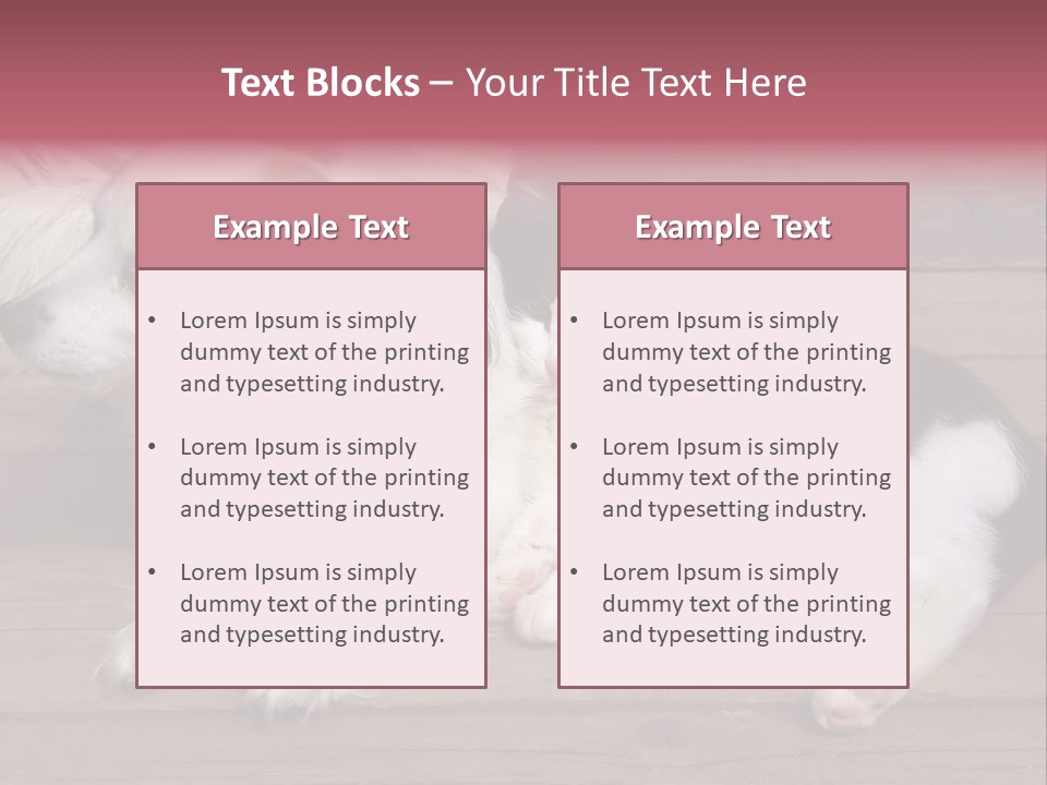 Couple Sweet Small PowerPoint Template