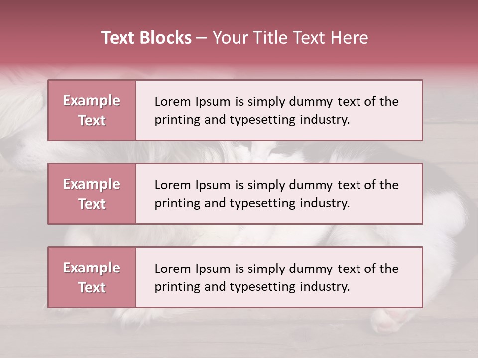 Couple Sweet Small PowerPoint Template