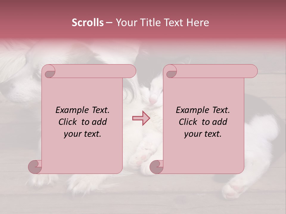 Couple Sweet Small PowerPoint Template