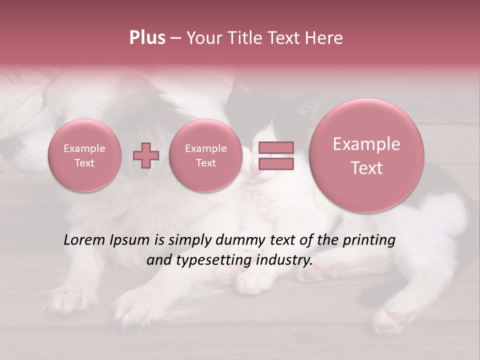 Couple Sweet Small PowerPoint Template