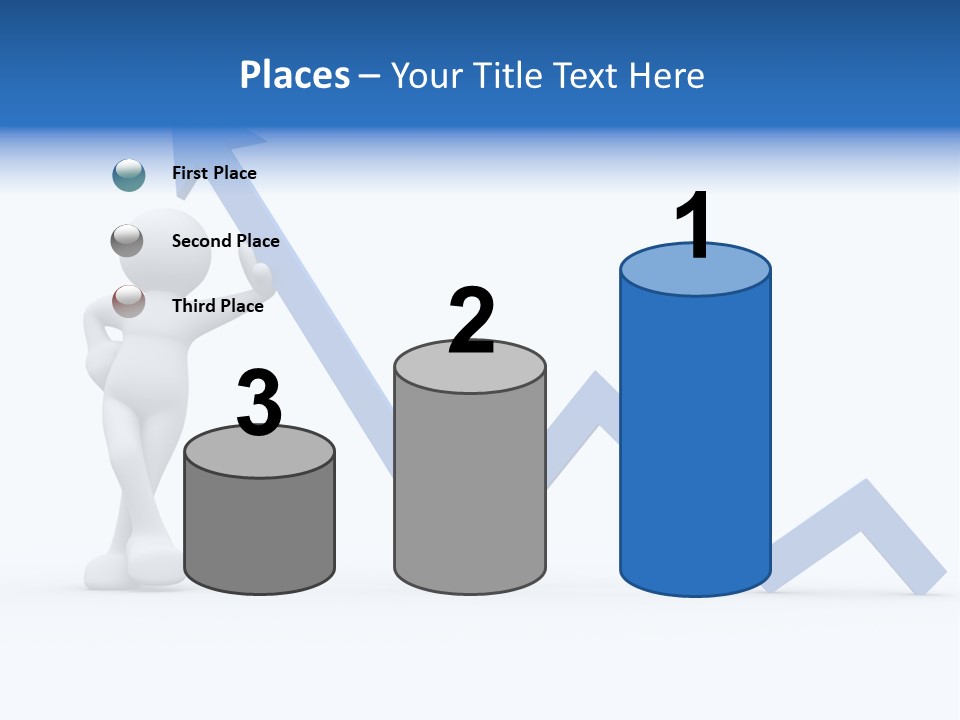 Chart Character Diagram PowerPoint Template