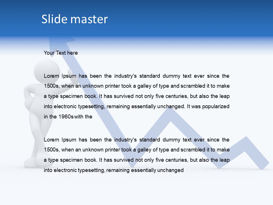 Chart Character Diagram PowerPoint Template