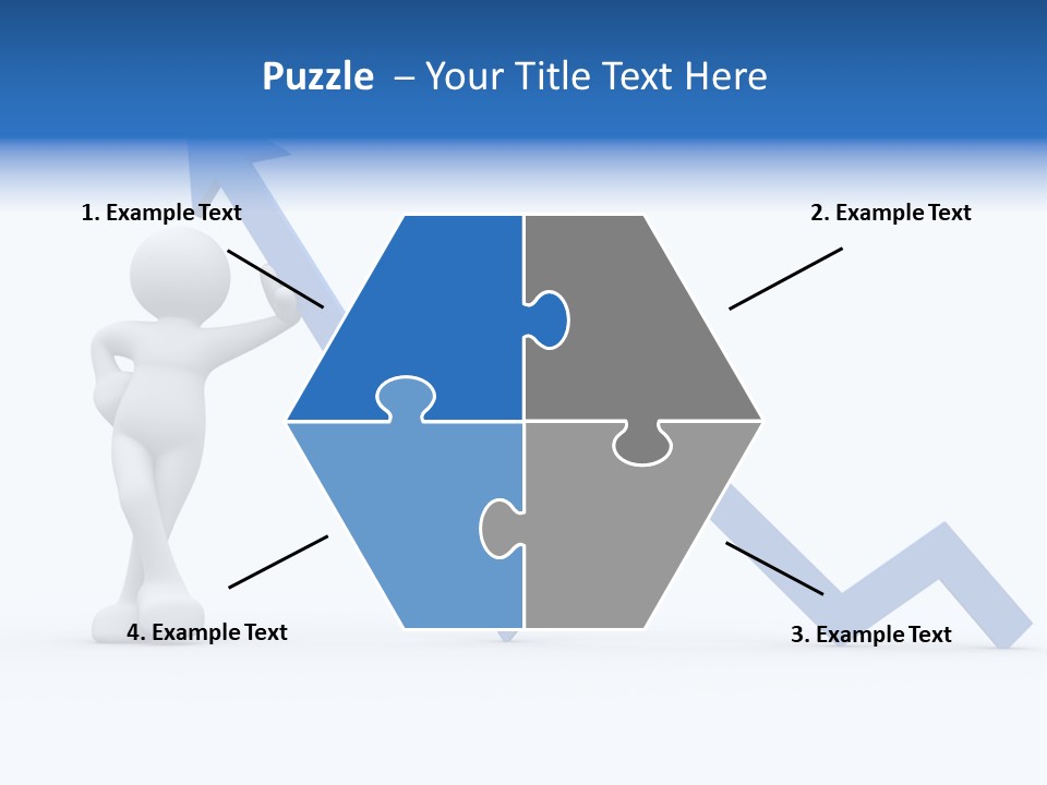 Chart Character Diagram PowerPoint Template