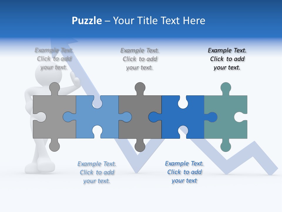 Chart Character Diagram PowerPoint Template