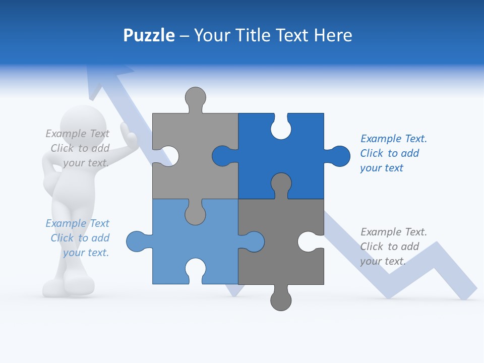 Chart Character Diagram PowerPoint Template
