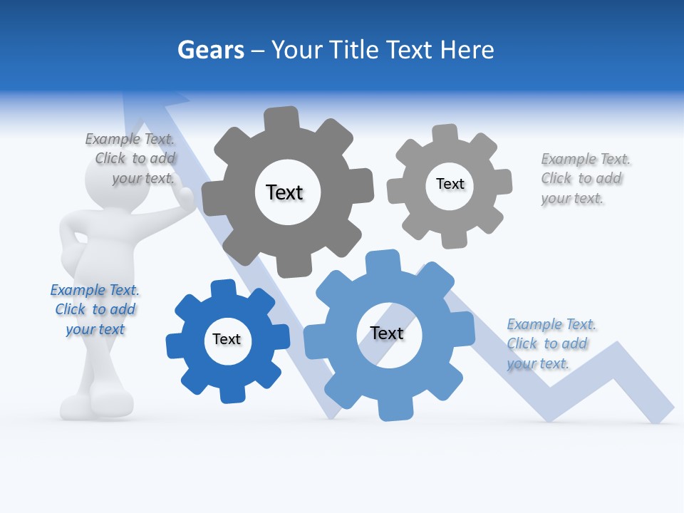 Chart Character Diagram PowerPoint Template