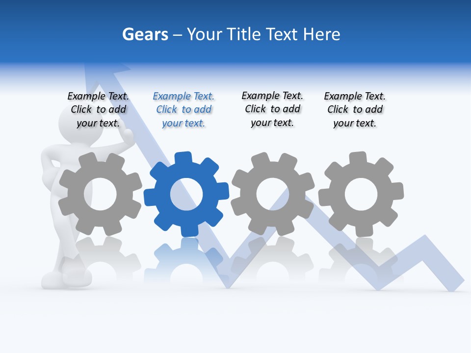 Chart Character Diagram PowerPoint Template