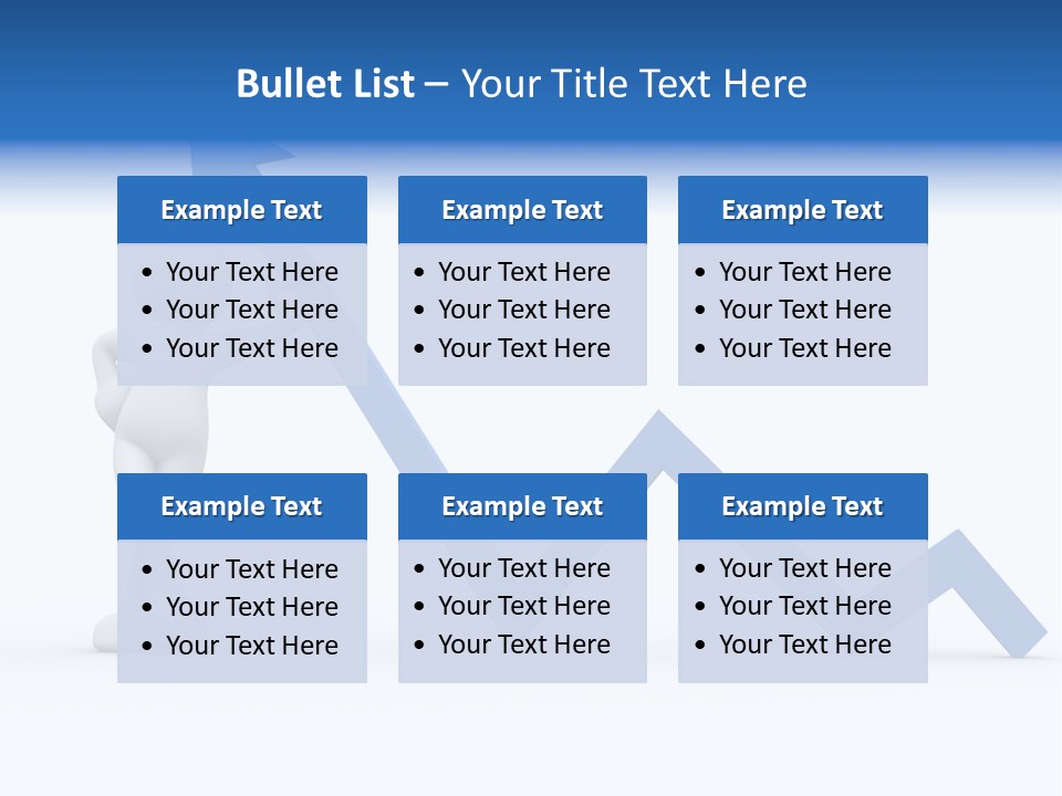 Chart Character Diagram PowerPoint Template
