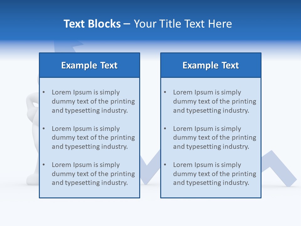 Chart Character Diagram PowerPoint Template