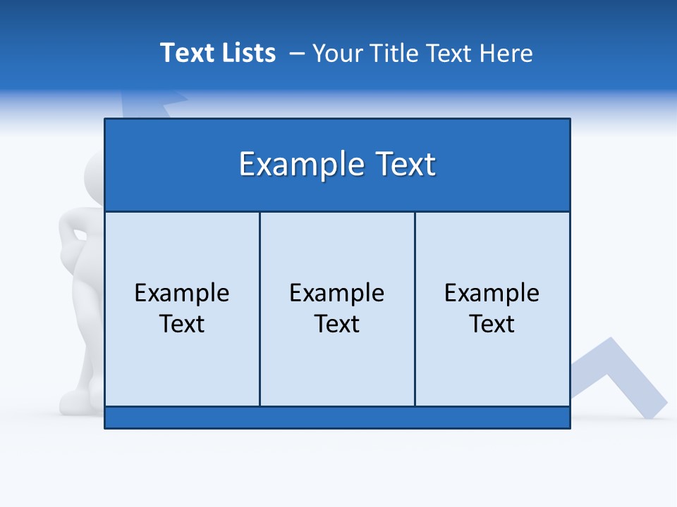 Chart Character Diagram PowerPoint Template