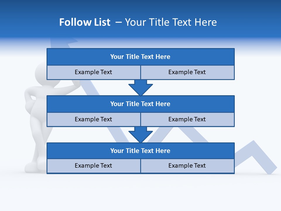 Chart Character Diagram PowerPoint Template