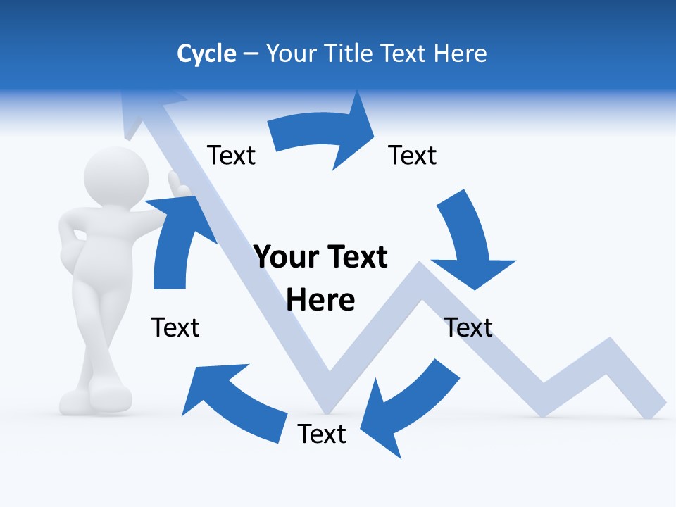 Chart Character Diagram PowerPoint Template