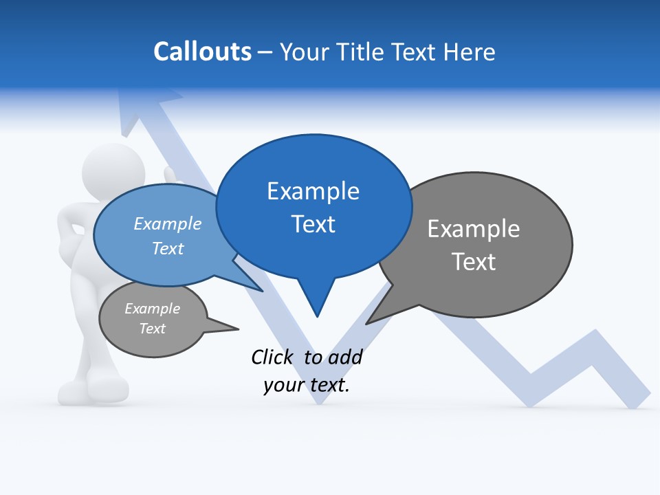 Chart Character Diagram PowerPoint Template