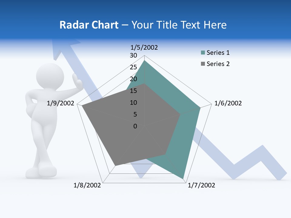 Chart Character Diagram PowerPoint Template